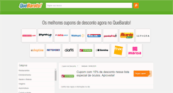 Desktop Screenshot of ma.quebarato.com.br